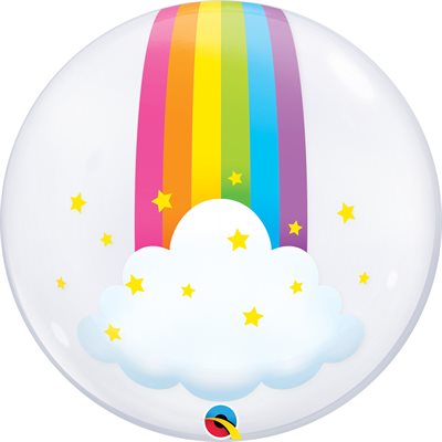 M.22'' RAINBOW CLOUDS BUBBLES