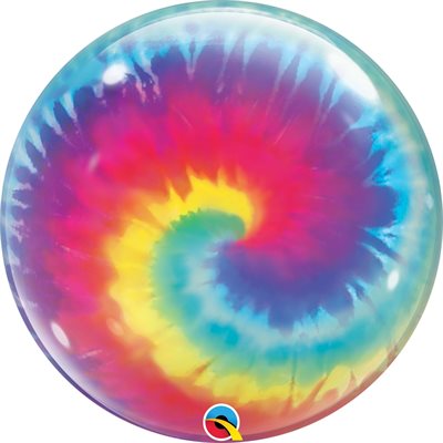 22'' M.TIE DYE SWIRLS BUBBLES