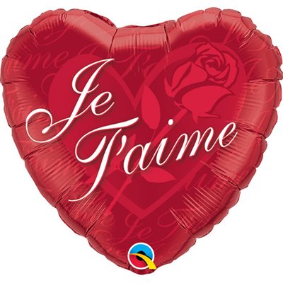 M.9'' JE T'AIME ROUGE