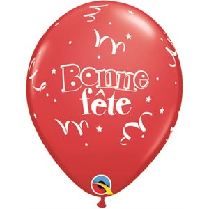 11'' B.BONNE FETE SERPENTINS P / 50