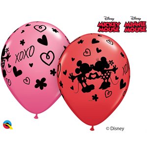 B.11'' MICKEY & MINNIE X0X0 P / 25