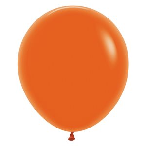 "18"" Fashion Orange Round (25pcs)"