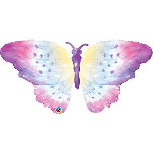 M.44'' WATERCOLOR BUTTERFLY H / S