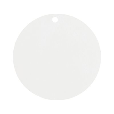 Marque-place rond Blanc Ø 4.7 cm Sachet de 10 pièces