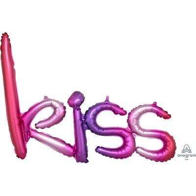 27'' M.SCRIPT PHRASE OMBRE KISS