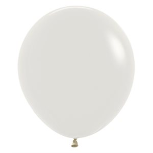 18'' Rond Crème pastel crépuscule (25 pièces)