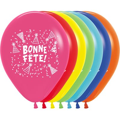 "11"" Bonne Fête Chapeaux Assortment (50pcs) "