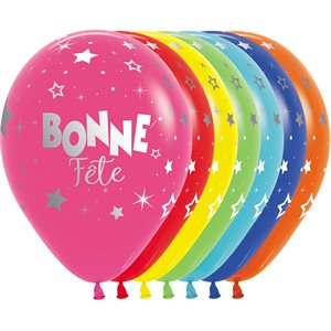 "11"" Bonne Fête Fantasy Assortment (50pcs) "