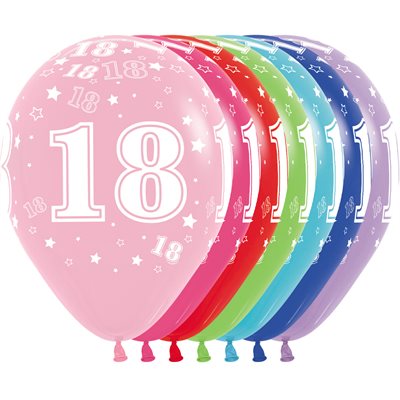 "11"" Number 18 Assortment (50pcs) "