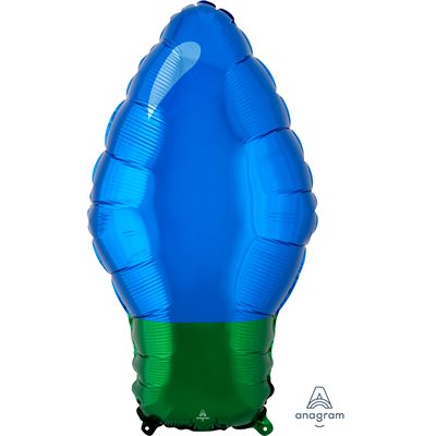 22'' M.BLUE CHRISTMAS LIGHT BULB