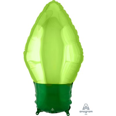 22'' M.GREEN CHRISTMAS LIGHT BULB