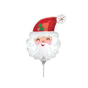 M.14'' SMILEY SANTA HEAD