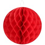 Boule décorative L Rouge Ø 30 cm Sachet de 2 pièces