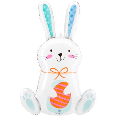 M.33'' WHITE FUNNY BUNNY H / S