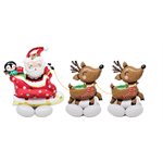 M.KIT 99'' SANTA &  REINDEER AIRLOONZ