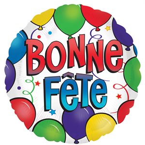 M.18" BONNE FETE BALLONS