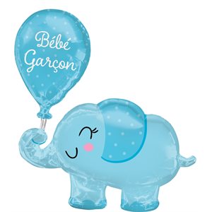 S. BEBE GARCON ELEPHANT 29"X31"