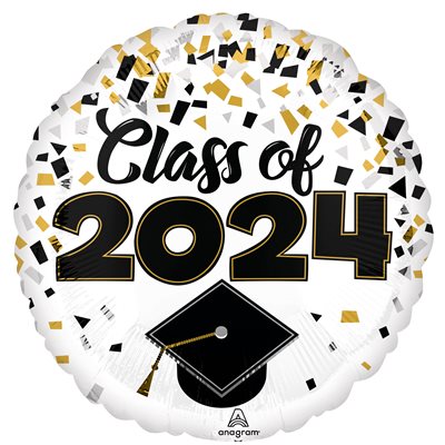 M.18'' CLASS OF 2024 CONFETTI