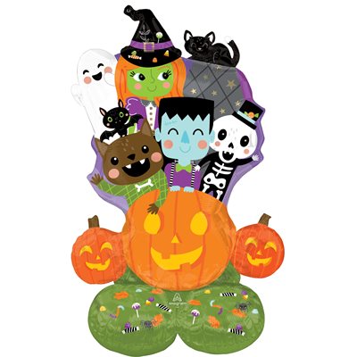 Airloonz 48 In. - Monster Mingle Pumpkin