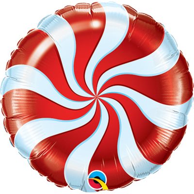 9''M. CANDY SWIRL RED