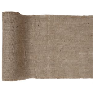 Chemin de table jute Naturel 26 cm Rouleau de 5 mètres