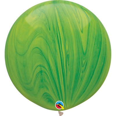 B.30'' GREEN RAINBOW SUPER AGATE