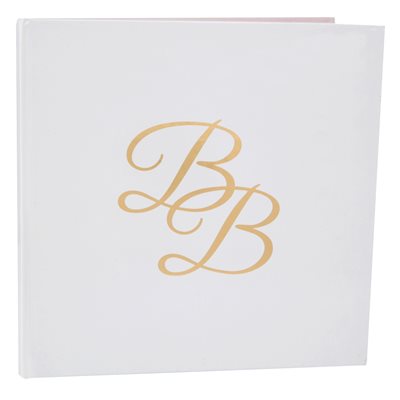 Livre d'or BB Blanc 24 x 24 cm Sachet d'1 pièce