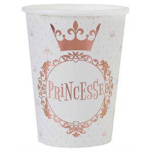 Gobelet Princesse Rose Ø 7.8 x 9.7 cm / 27cl Sachet de 10 pi