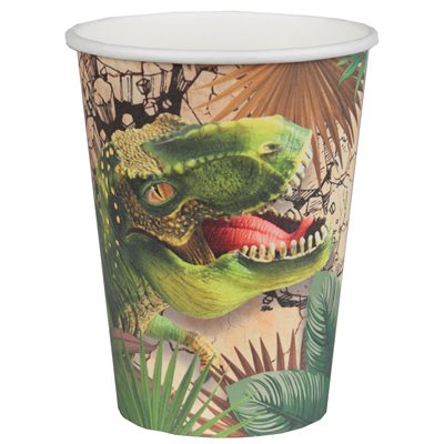 Gobelet Dinosaure Multicolore Ø 7.8 x 9.7 cm / 27cl Sachet d