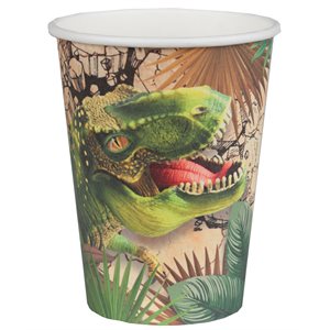 Gobelet Dinosaure Multicolore Ø 7.8 x 9.7 cm / 27cl Sachet d