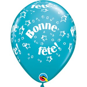 B.11'' BONNE FETE ÉTOILES TEAL P / 50