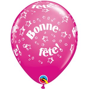 B.11'' BONNE FETE ÉTOILES WILD BERRY P / 50