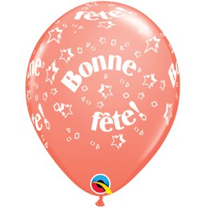 B.11'' BONNE FETE ÉTOILES CORAIL P / 50