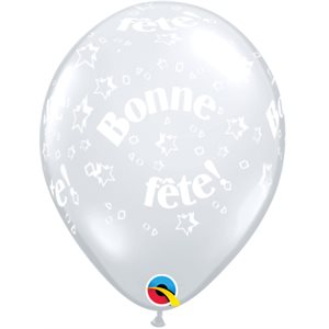 B.11'' BONNE FETE ÉTOILES CLEAR P / 50