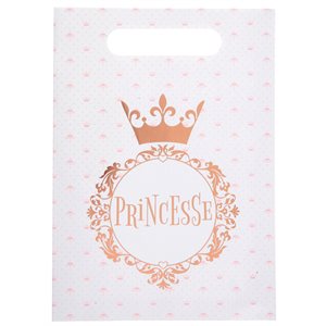 Sac Princesse Rose 16.5 x 23 cm Sachet de 10 pièces