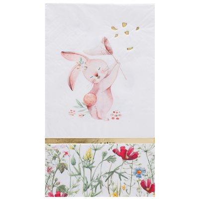 Serviette Pâques Multicolore 40 x 33 cm Sachet de 10 pièces