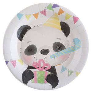 Assiette Panda Sachet de 10 pièces