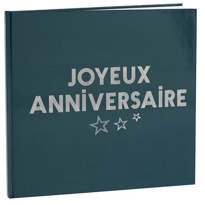 Livre d'or Star d'un jour Bleu canard Sachet d'1 pièce 24 x