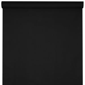 Nappe Harmony Noir Rouleau de 10 mètres 120 cm