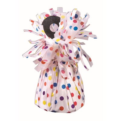 SMALL DOT RAINBOW MULTI POLKA DOTS WEIGHT