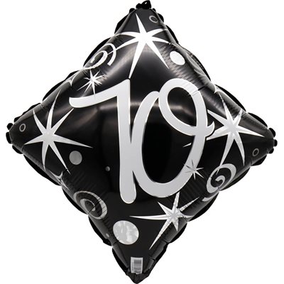 "18"" 70 Elegant Sparkles and Swirls Balloon Airise"