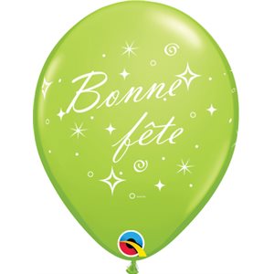 B.11'' BONNE FETE VERT LIME P / 50