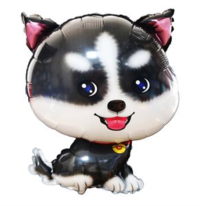 "21"" Dog Shiba Black Balloon"