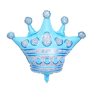 Ballon couronne bleue de 25 pouces