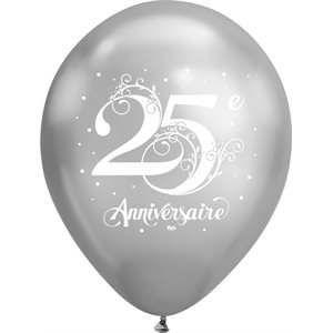 B.12'' 25e Anniversaire Argent 2 cotés P / 50