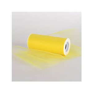 FINE TULLE - YELLOW- 6"X25YDS