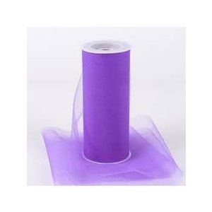 FINE TULLE - PURPLE - 6"X25YDS